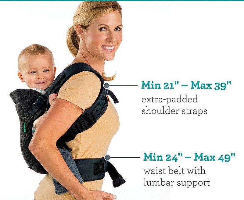 porte bebe ajustable flip