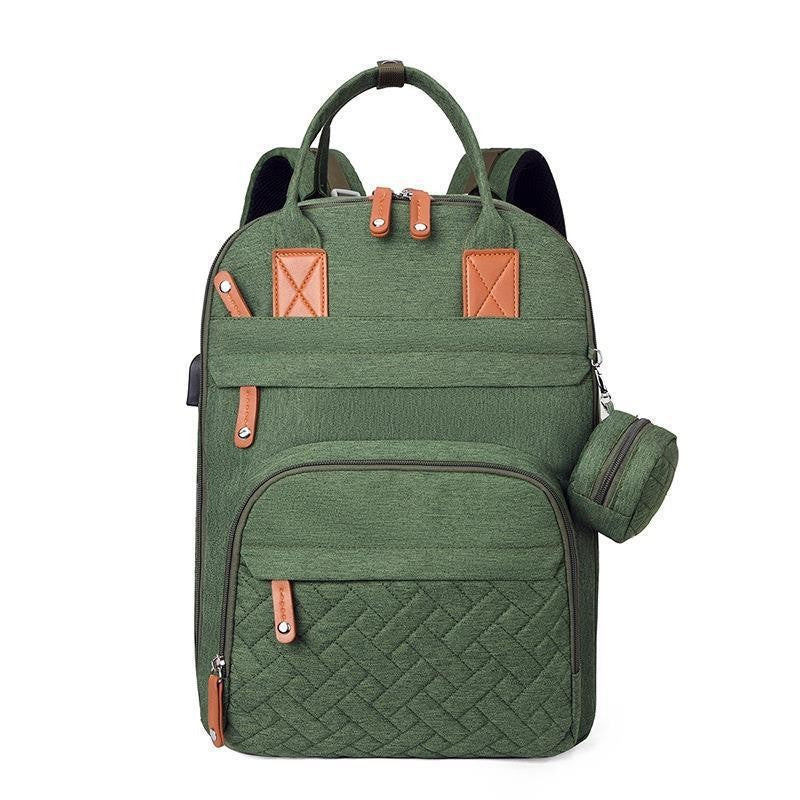 sac à langer pliable mats vert