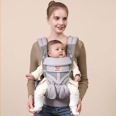 Porte Bébé - BreathBabyBag™ - Gris